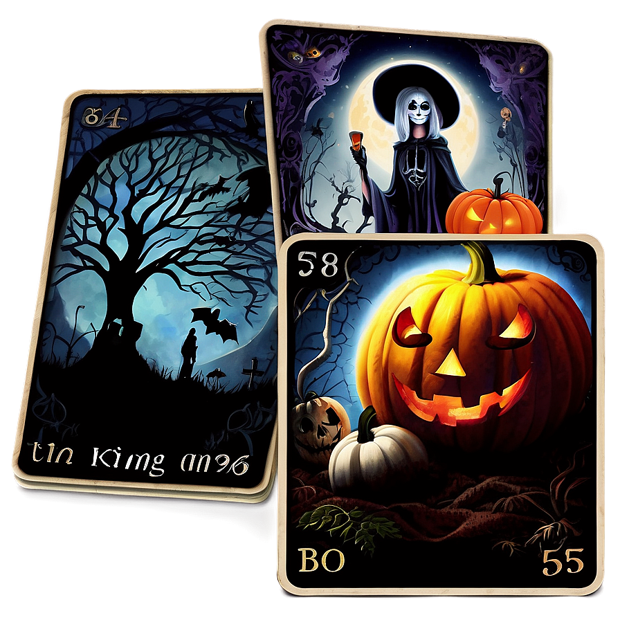 Halloween Party Tarot Card Reading Png 12 PNG image