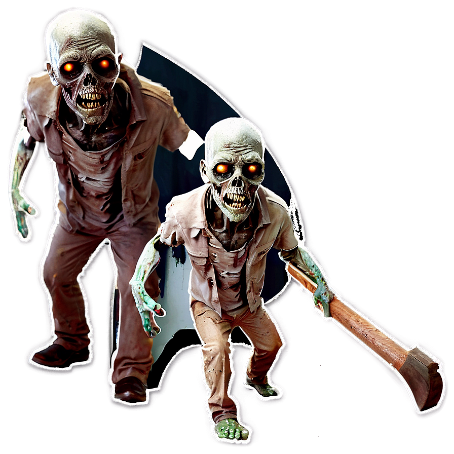 Halloween Party Zombie Apocalypse Theme Png Dfb81 PNG image