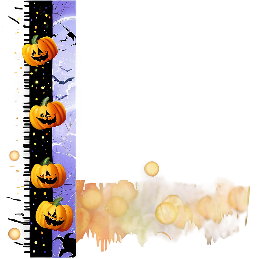 Halloween Photo Border Png 06262024 PNG image