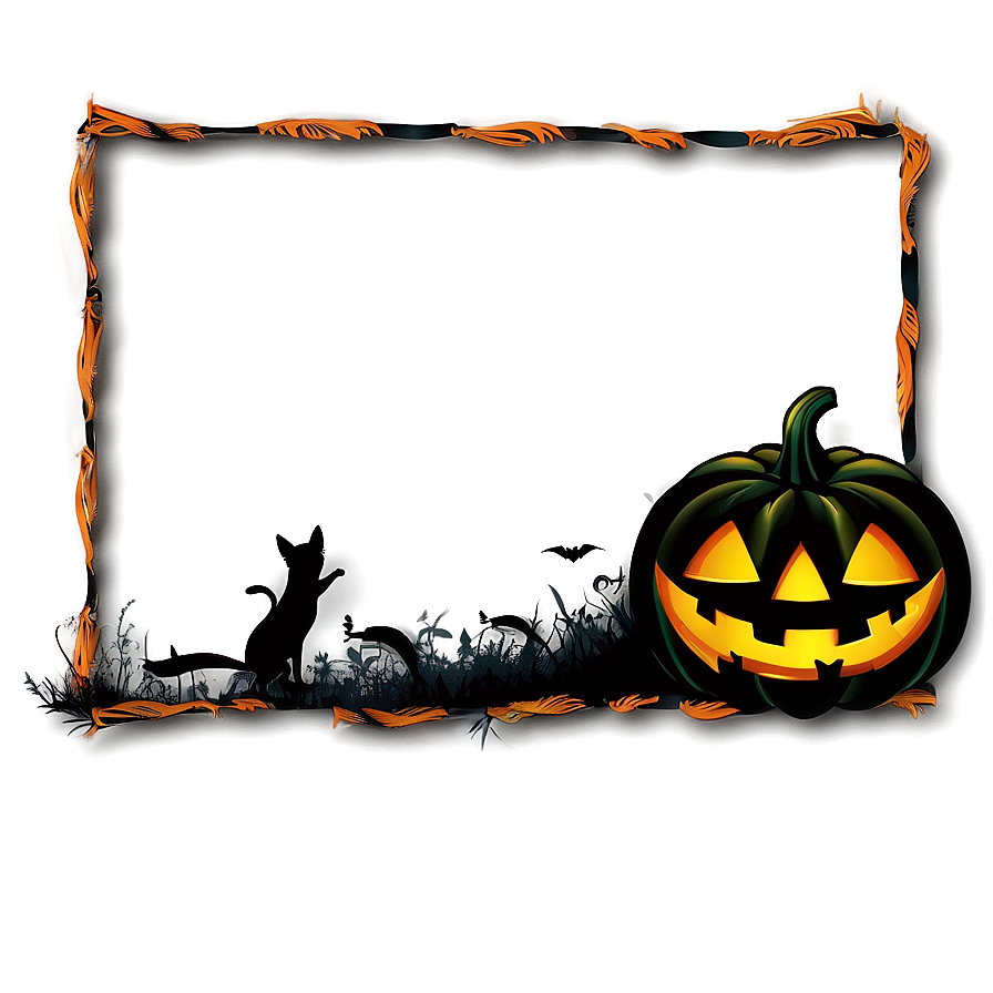 Halloween Photo Border Png 25 PNG image