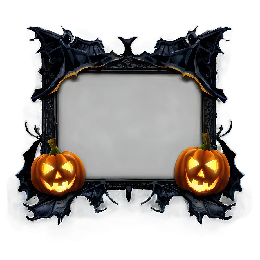 Halloween Photo Border Png Fck15 PNG image