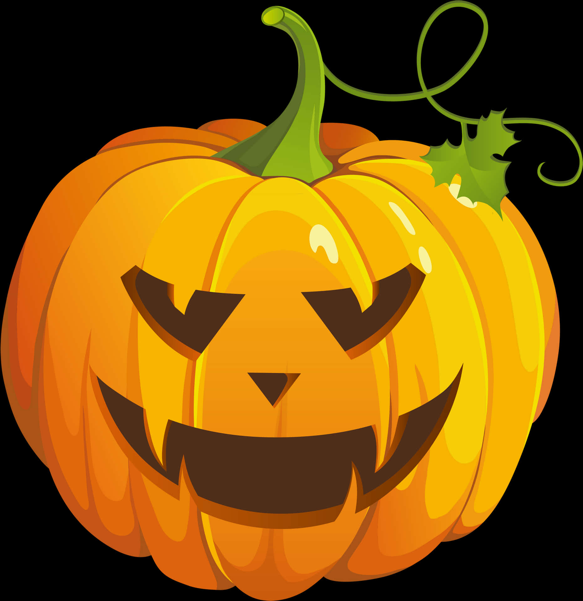 Halloween Pumpkin Carving Illustration PNG image