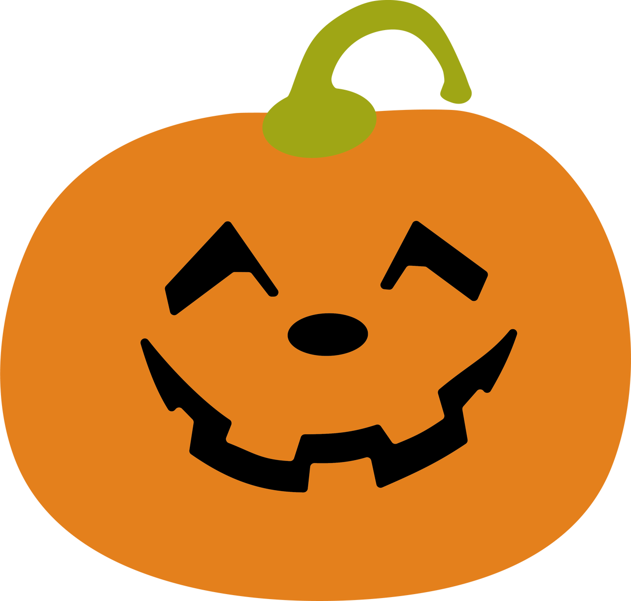 Halloween Pumpkin Lantern Graphic PNG image