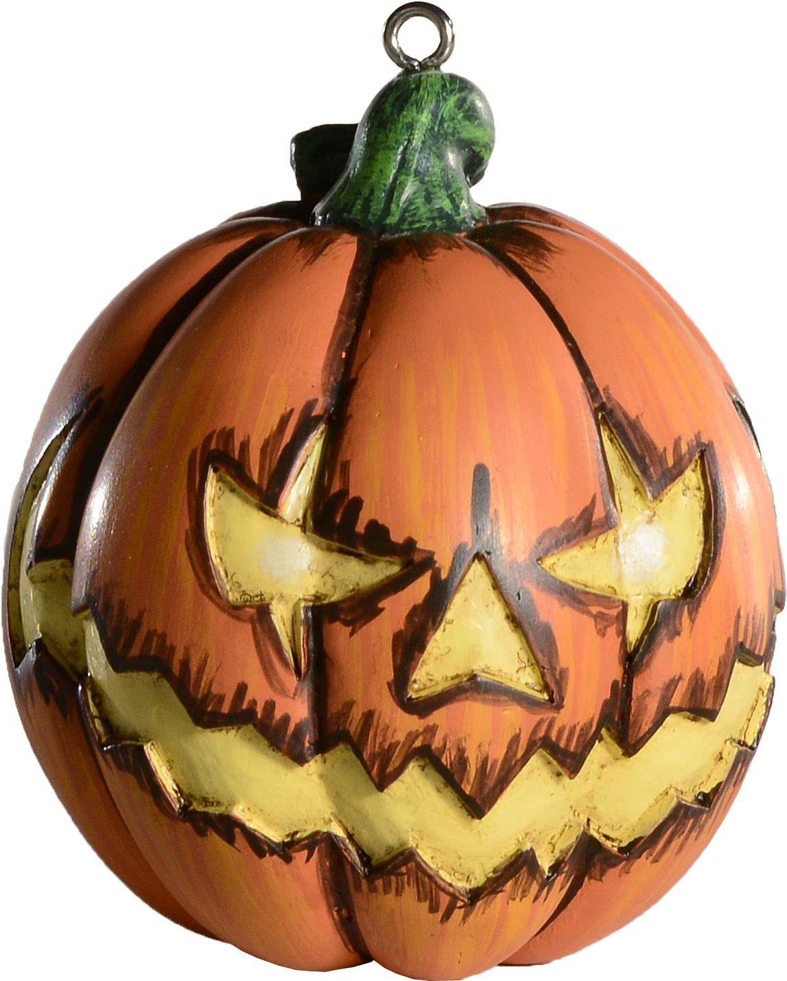 Halloween Pumpkin Lantern Ornament PNG image