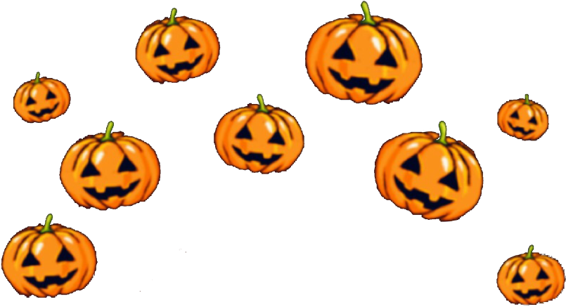 Halloween Pumpkin Pattern PNG image