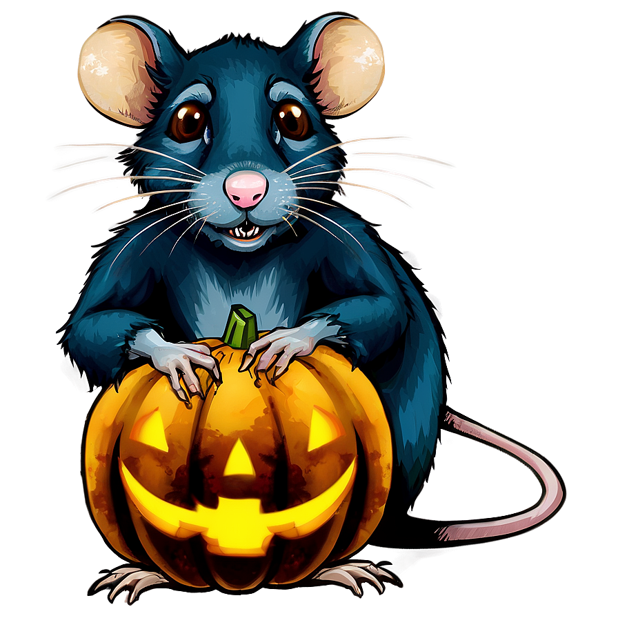 Halloween Rat Png Bjm PNG image