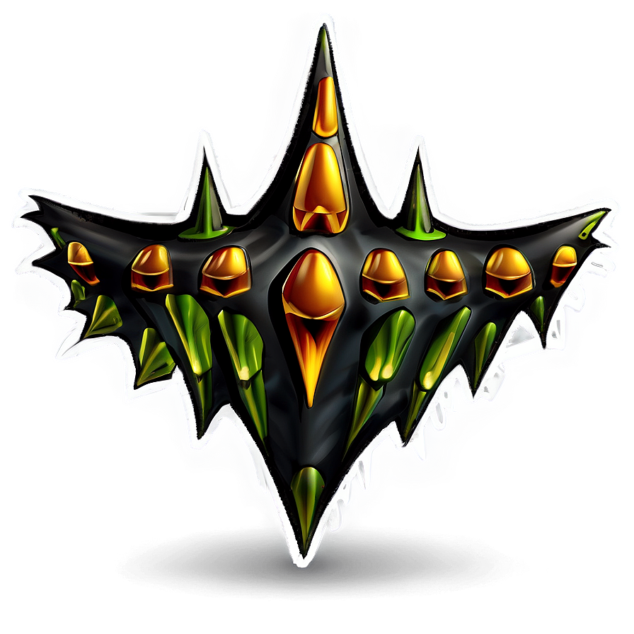 Halloween Spikes Decor Png 06122024 PNG image