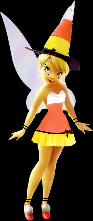 Halloween Tinkerbell Costume PNG image