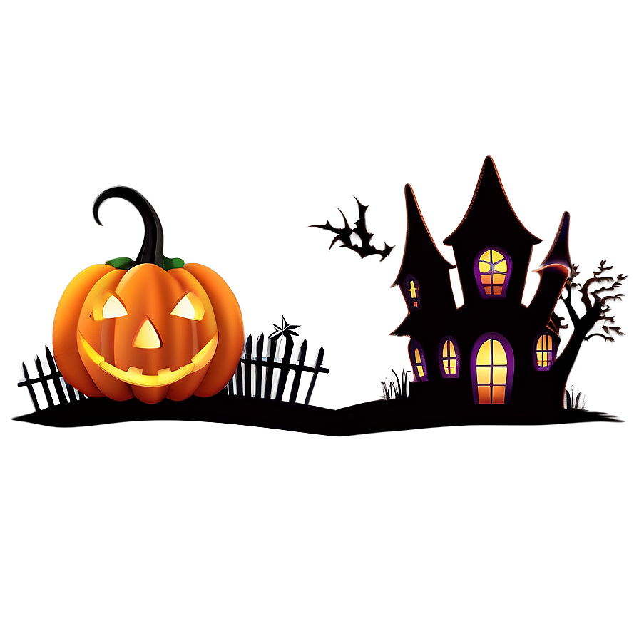 Halloween Town Scene Png 88 PNG image