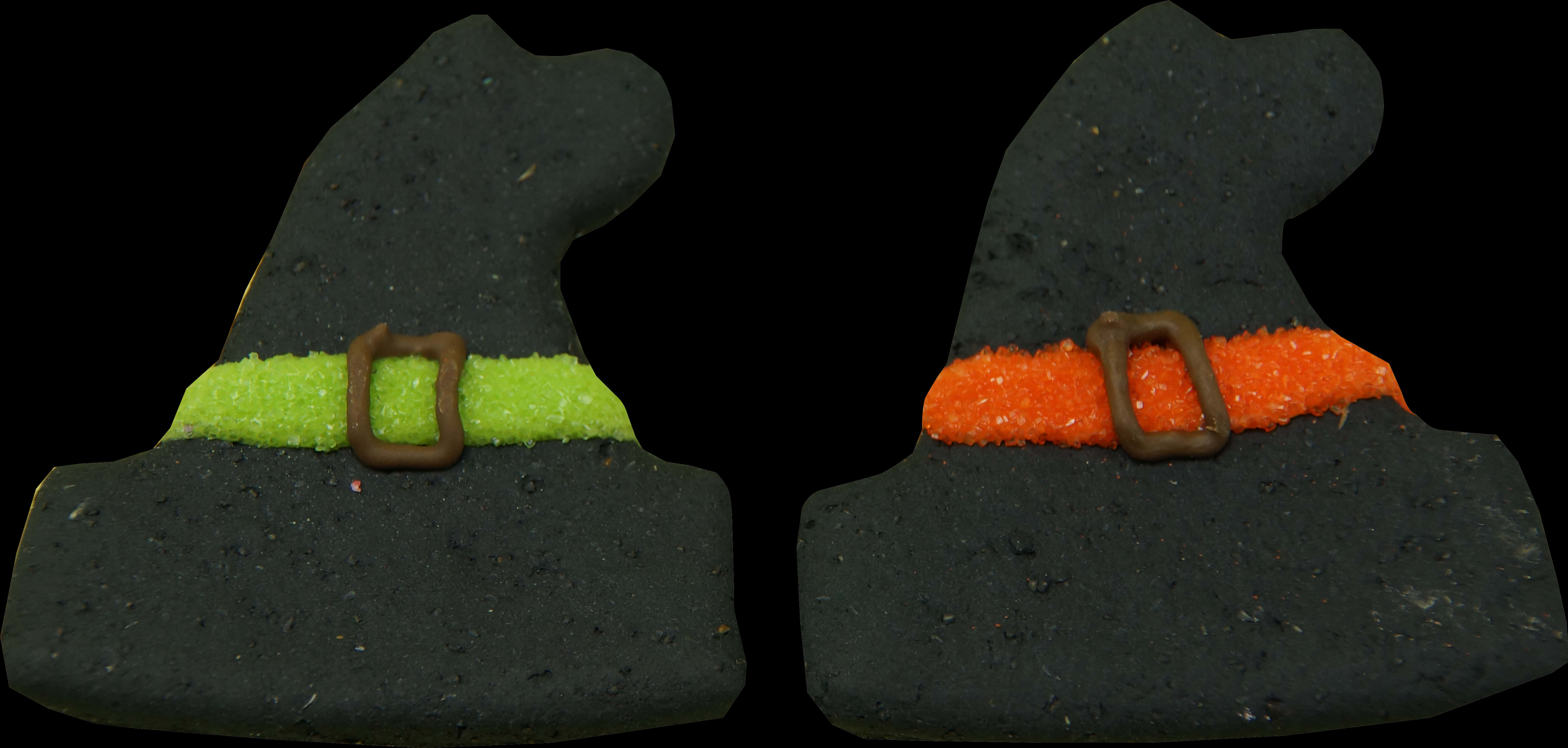 Halloween Witch Hat Cookies PNG image