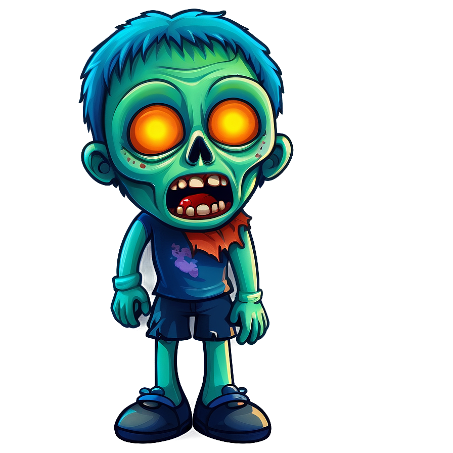 Halloween Zombie Clipart Png 06272024 PNG image