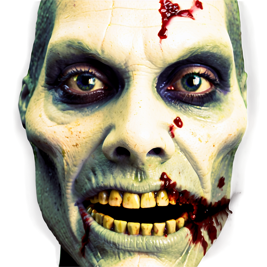 Halloween Zombie Face Png 05032024 PNG image