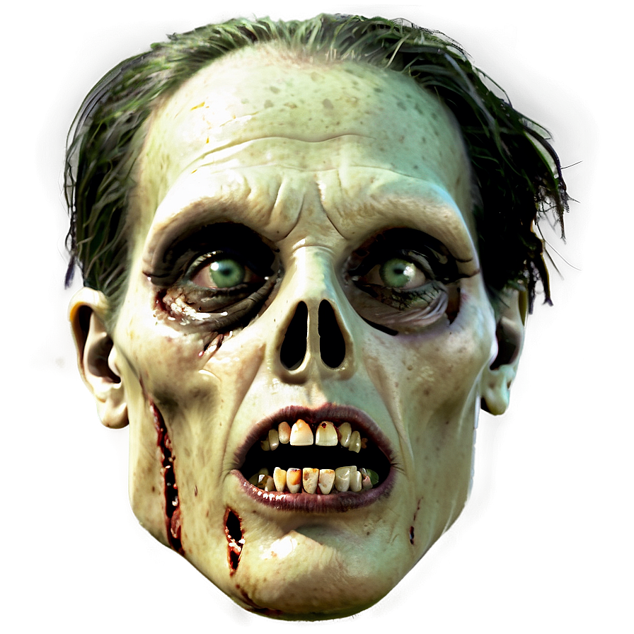 Halloween Zombie Face Png 10 PNG image