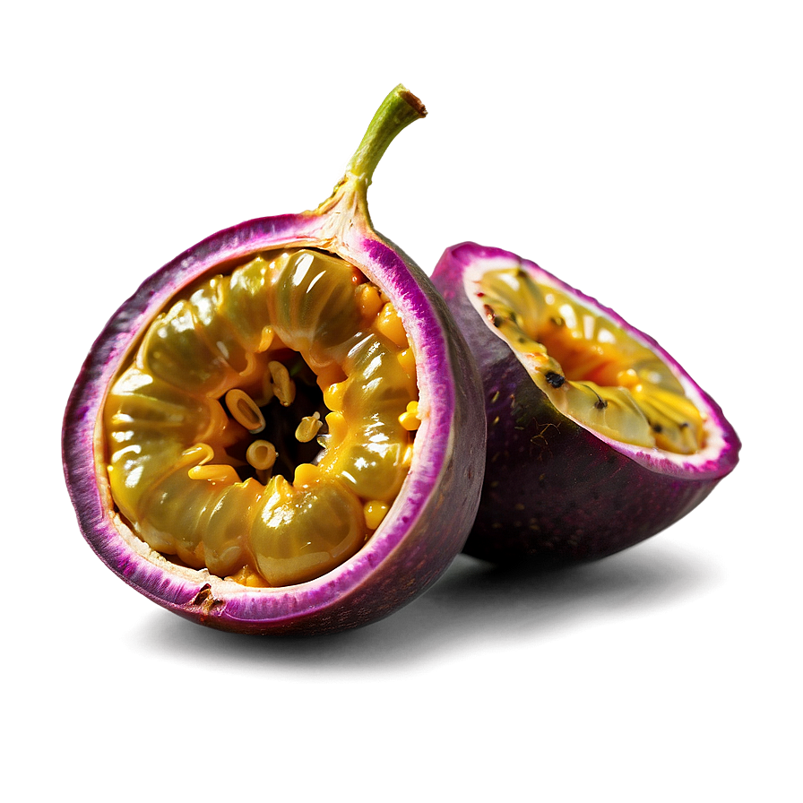 Halved Passion Fruit Png 1 PNG image