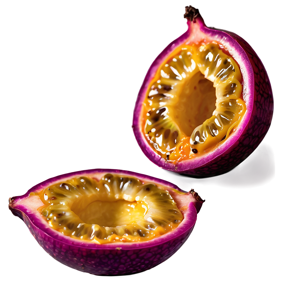 Halved Passion Fruit Png Ycy24 PNG image