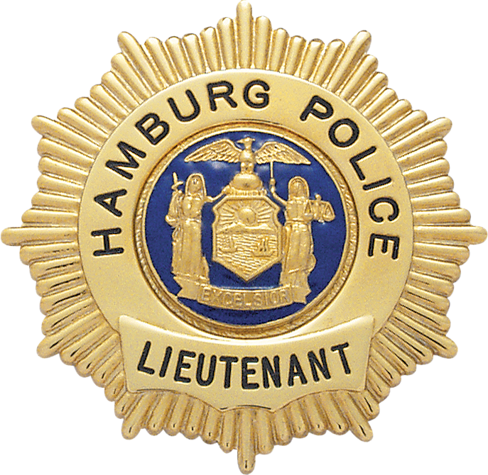 Hamburg Police Lieutenant Badge PNG image