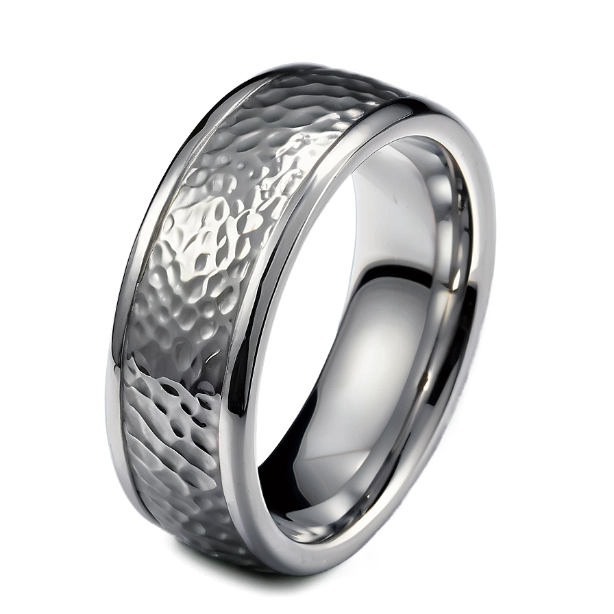 Hammered Silver Ring Png Wtr PNG image