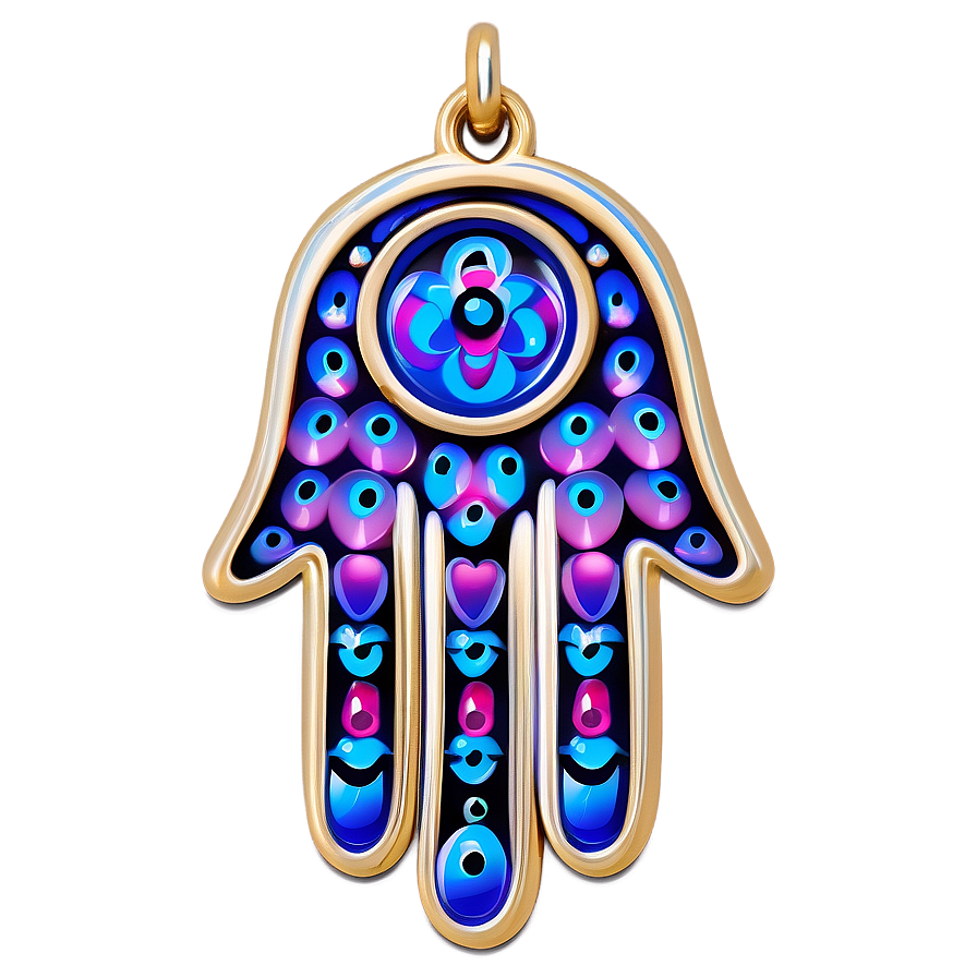 Hamsa Hand Charm Png 06252024 PNG image