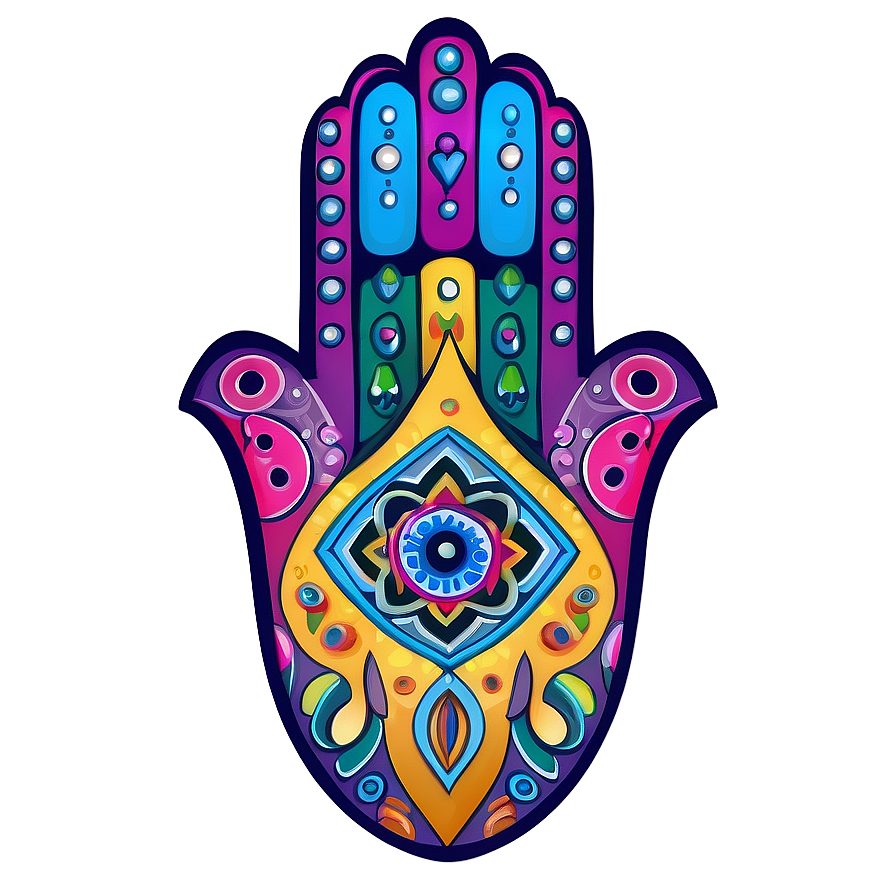 Hamsa Hand Ethnic Design Png 96 PNG image