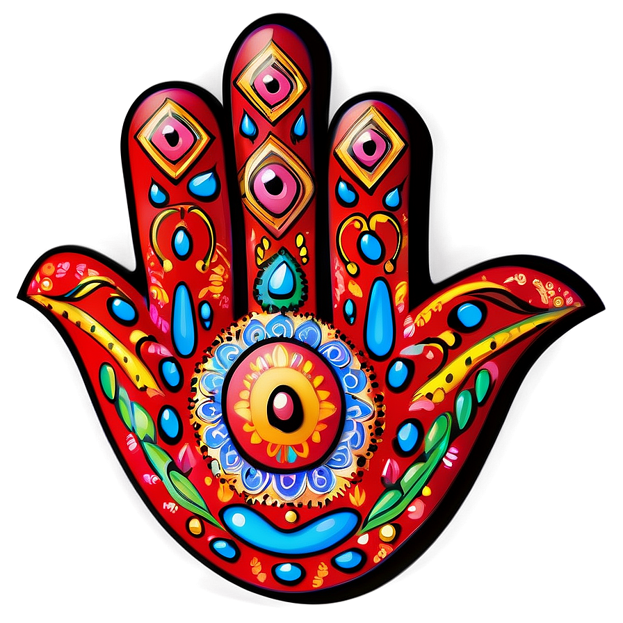 Hamsa Hand Ethnic Design Png Ctp PNG image