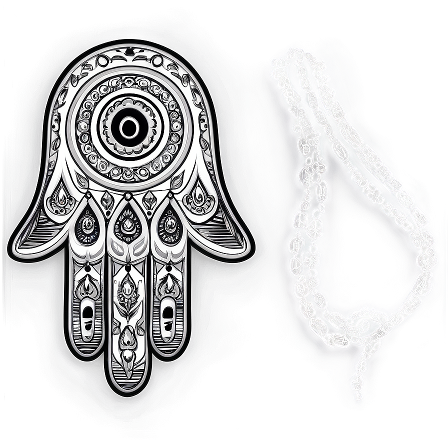 Hamsa Sketch Png 06252024 PNG image