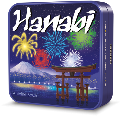 Hanabi Board Game Cover Art PNG image