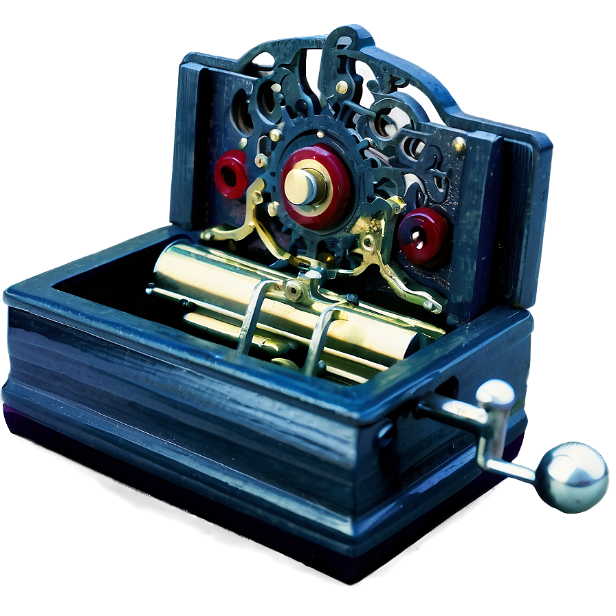 Hand Crank Music Box Png 80 PNG image