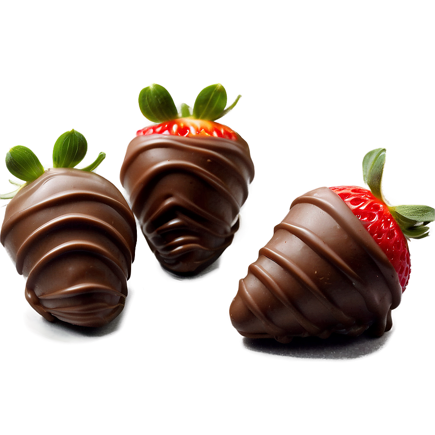 Hand-dipped Chocolate Strawberry Png 06272024 PNG image