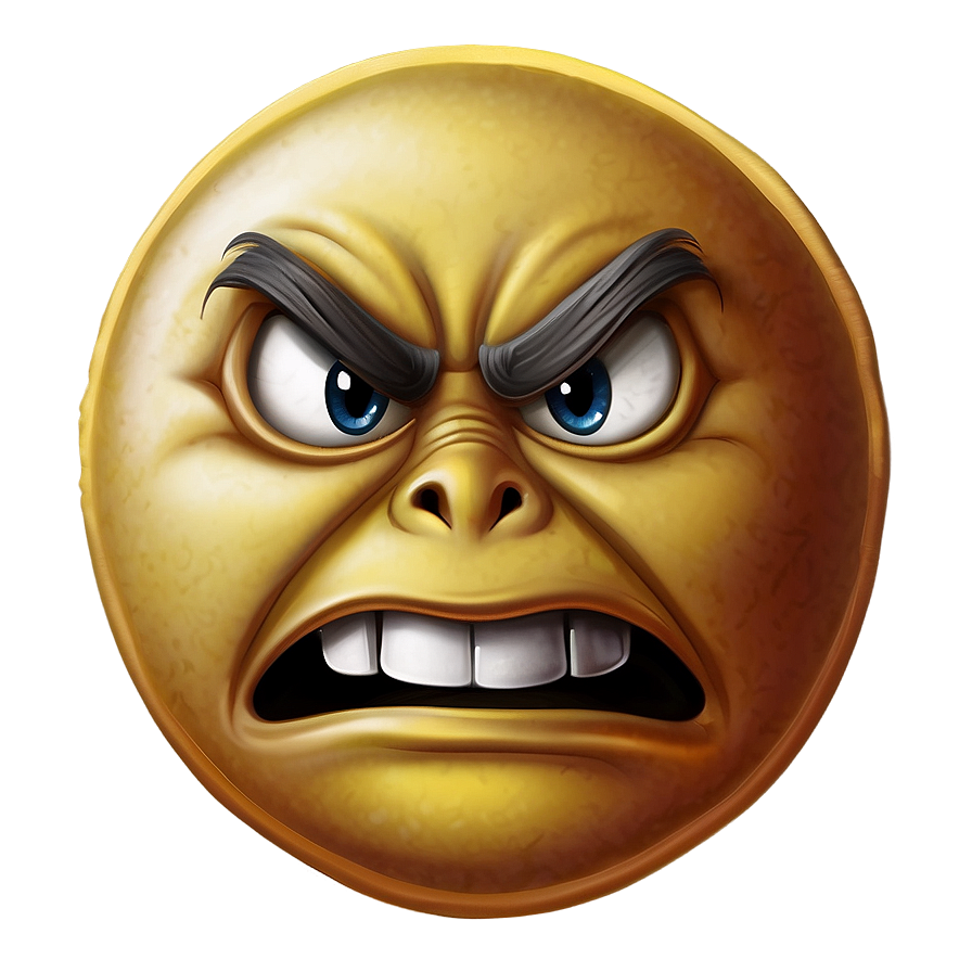 Hand-drawn Angry Emoji Png Xxh PNG image