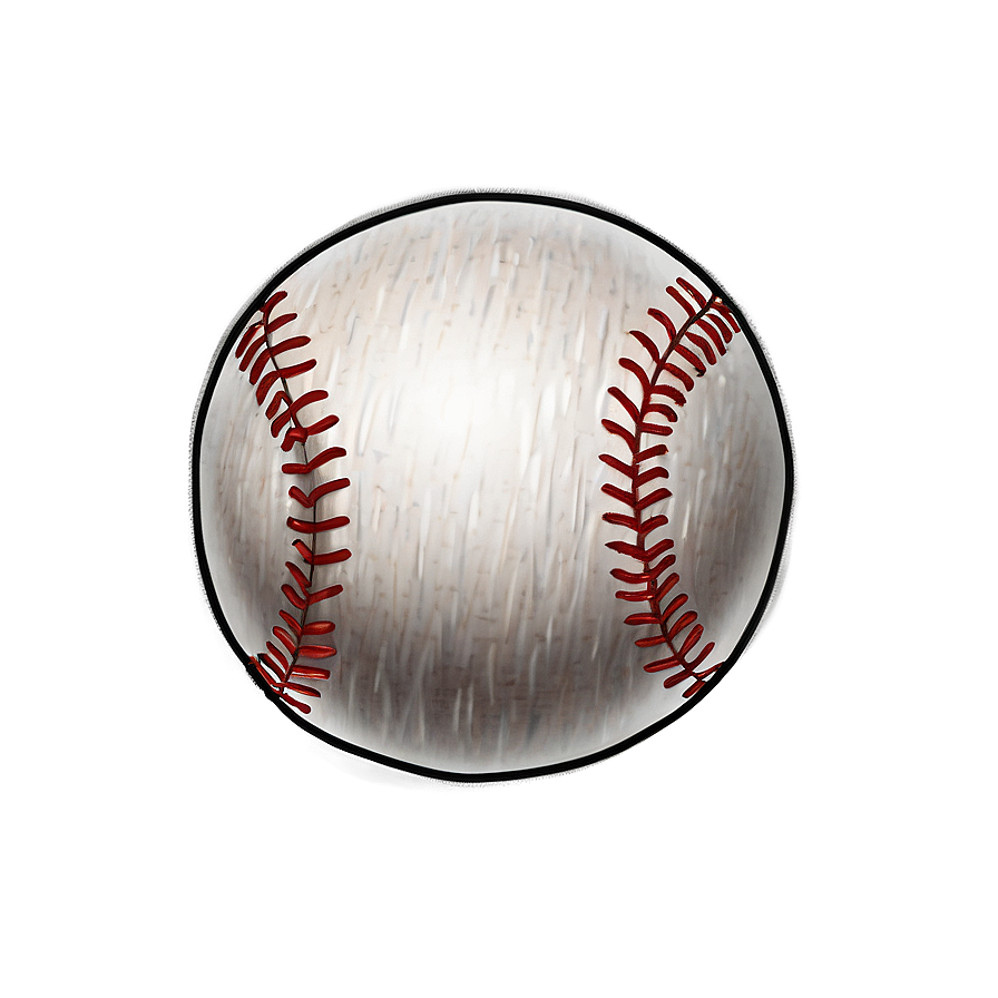 Hand-drawn Baseball Seams Png 84 PNG image