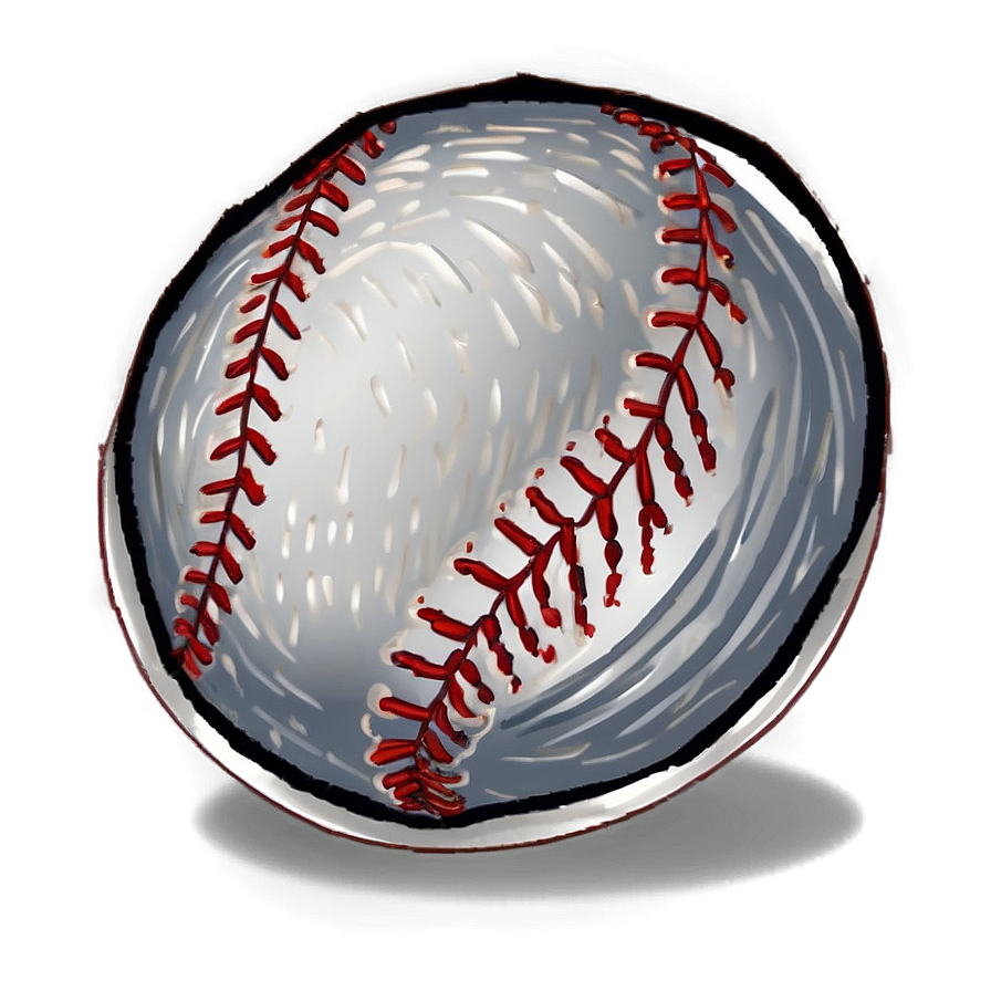 Hand-drawn Baseball Stitch Png 35 PNG image