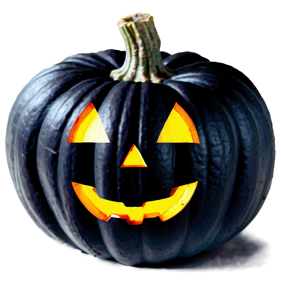 Hand-drawn Black Pumpkin Png Jel PNG image