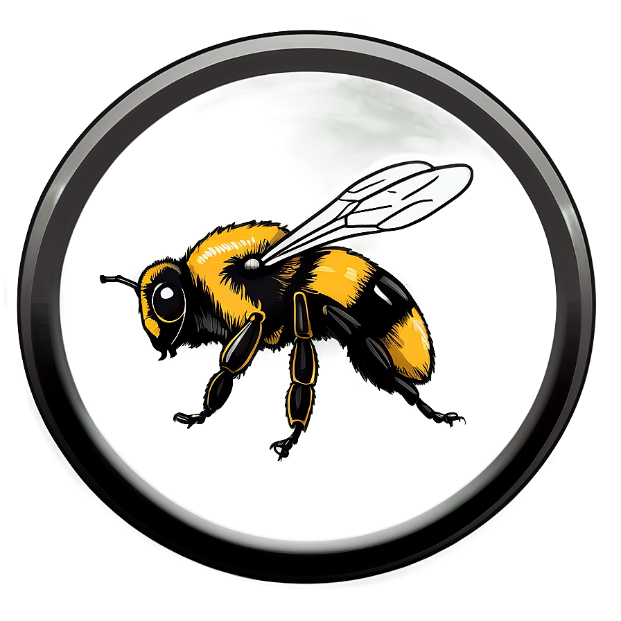 Hand-drawn Bumblebee Sketch Png Mpg18 PNG image