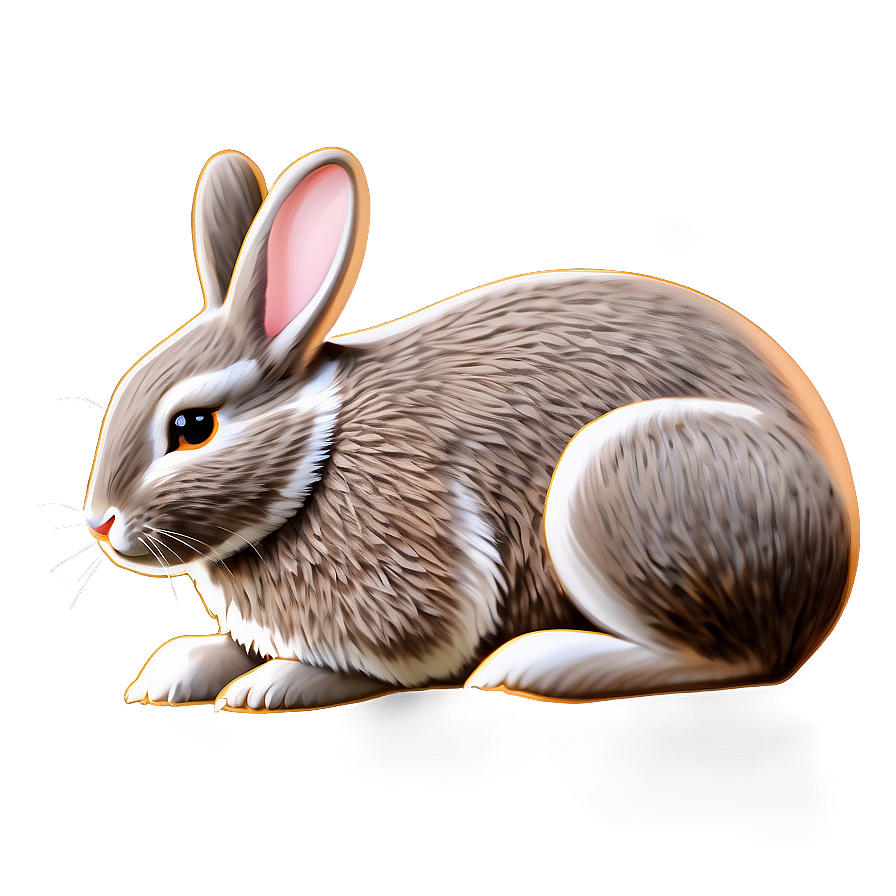 Hand Drawn Bunny Sketch Png Gdg PNG image