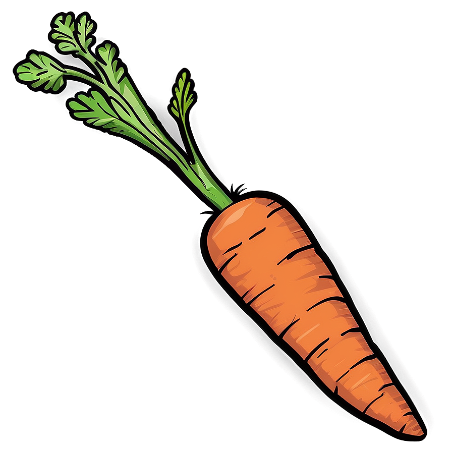 Hand Drawn Carrot Png Owj PNG image