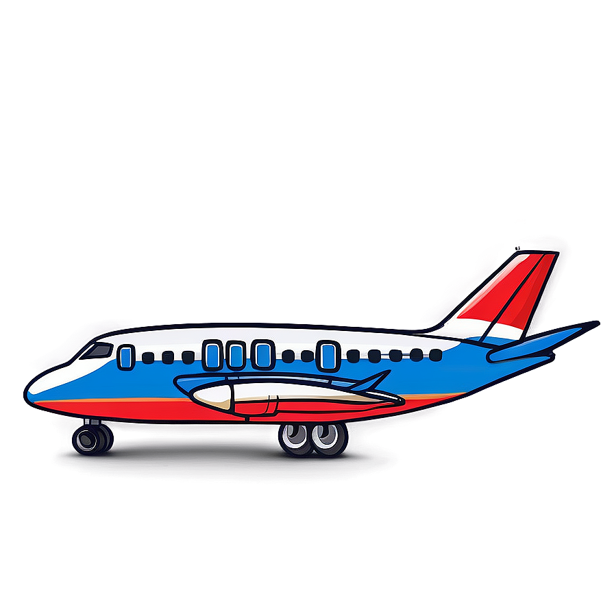 Hand Drawn Cartoon Airplane Png 99 PNG image