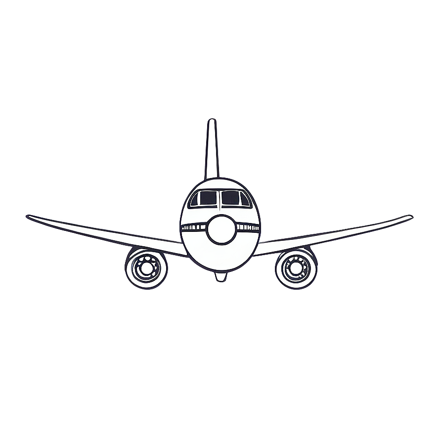 Hand Drawn Cartoon Airplane Png Pyh27 PNG image