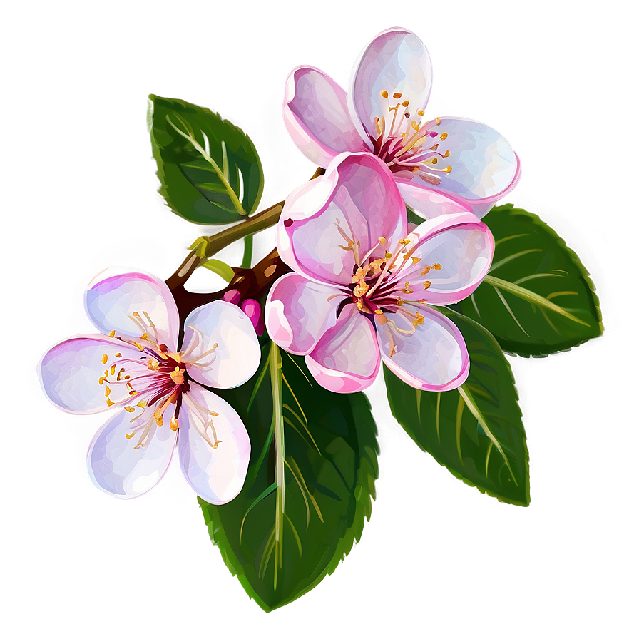 Hand Drawn Cherry Blossom Sketch Png 44 PNG image