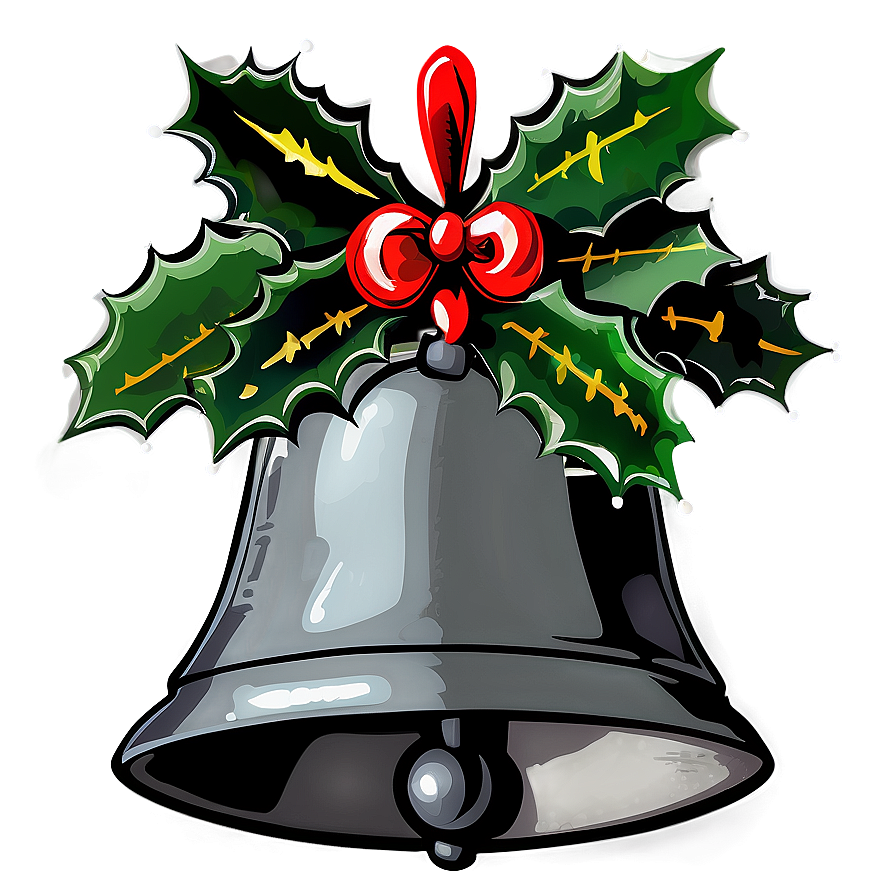 Hand Drawn Christmas Bells Png 18 PNG image