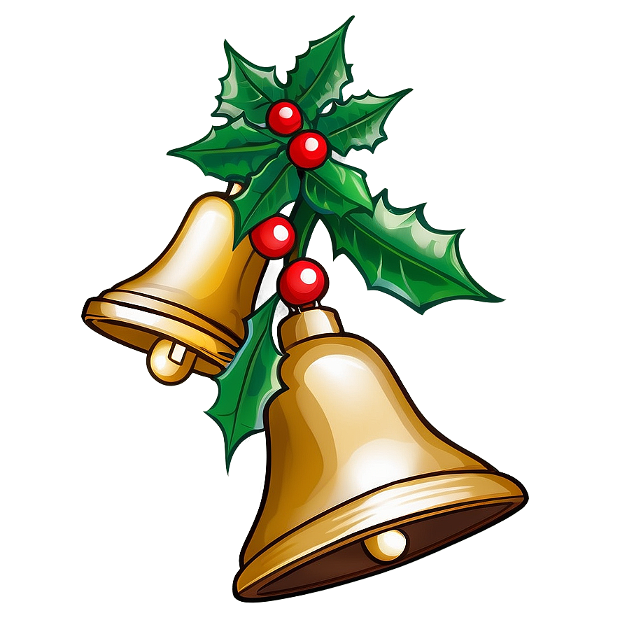 Hand Drawn Christmas Bells Png Erl6 PNG image