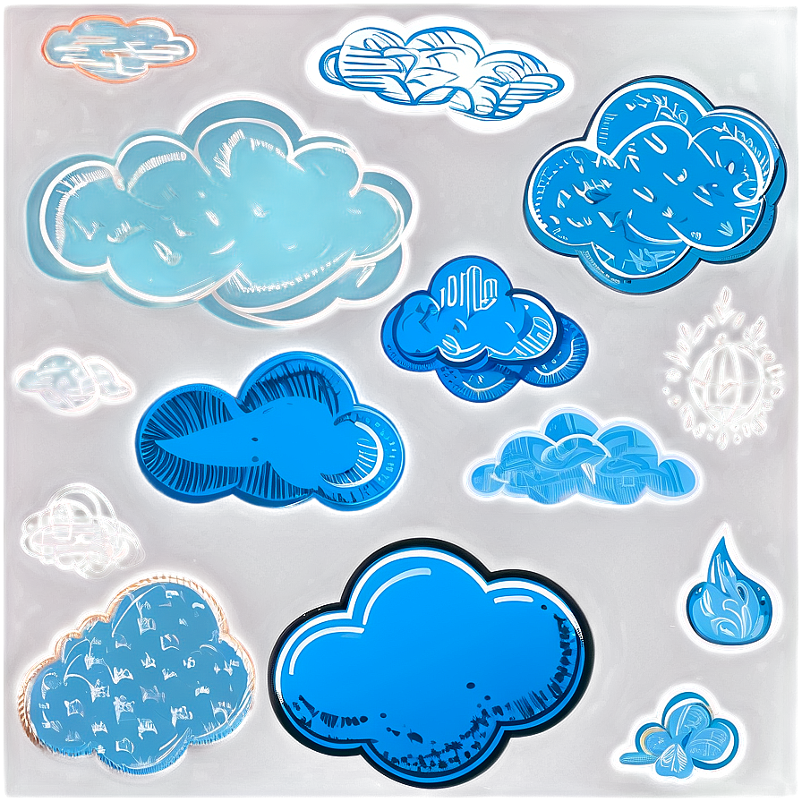 Hand Drawn Cloud Clipart Png Lbd12 PNG image