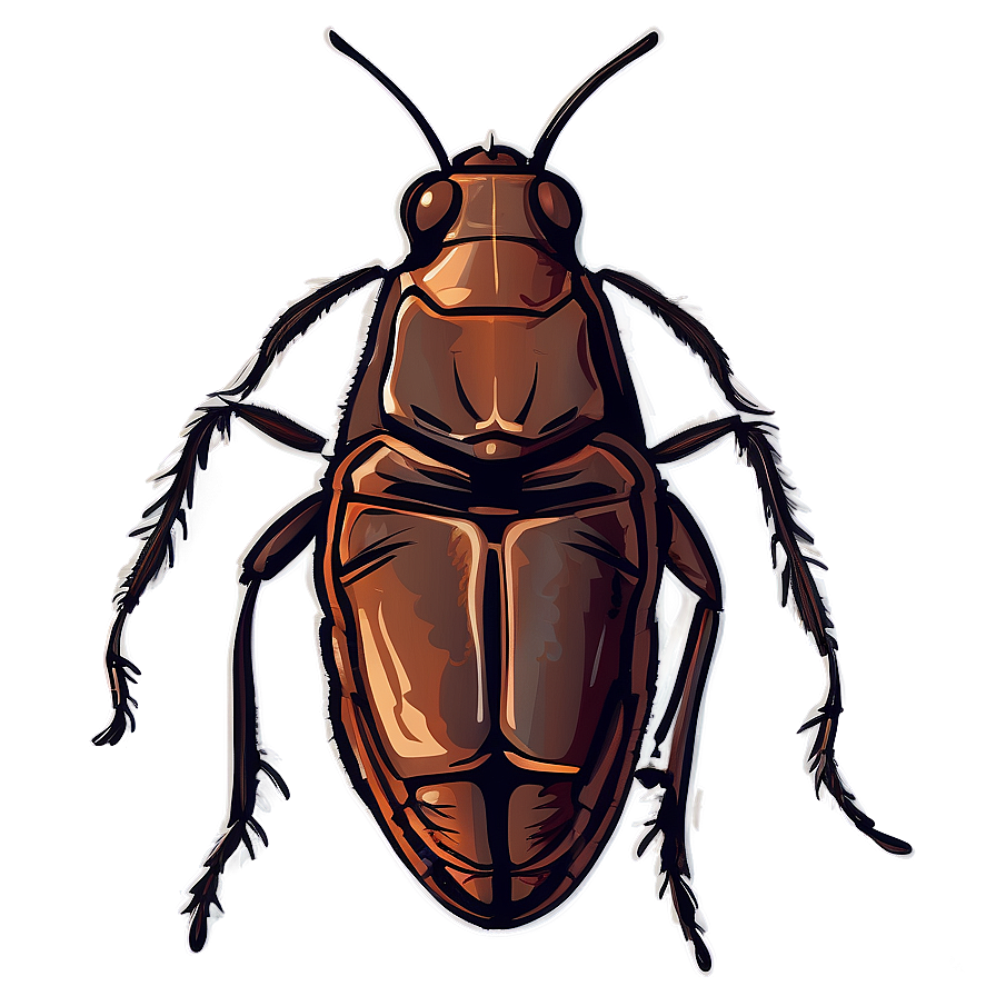 Hand Drawn Cockroach Sketch Png 05232024 PNG image