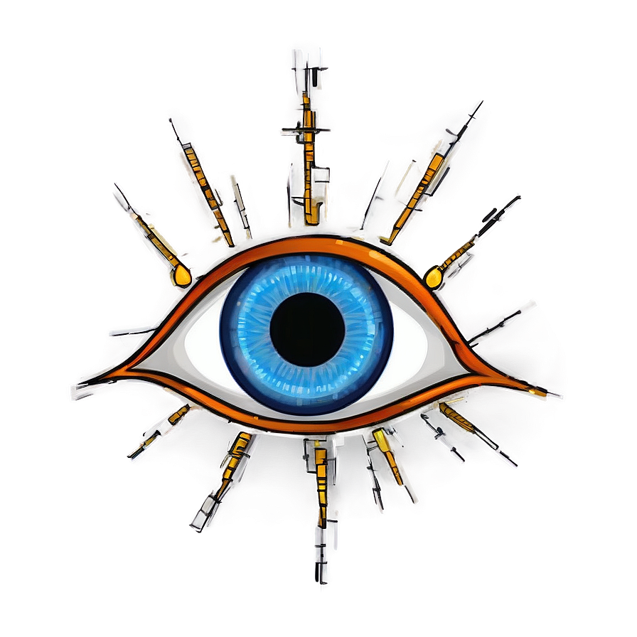 Hand-drawn Evil Eye Png Sns PNG image