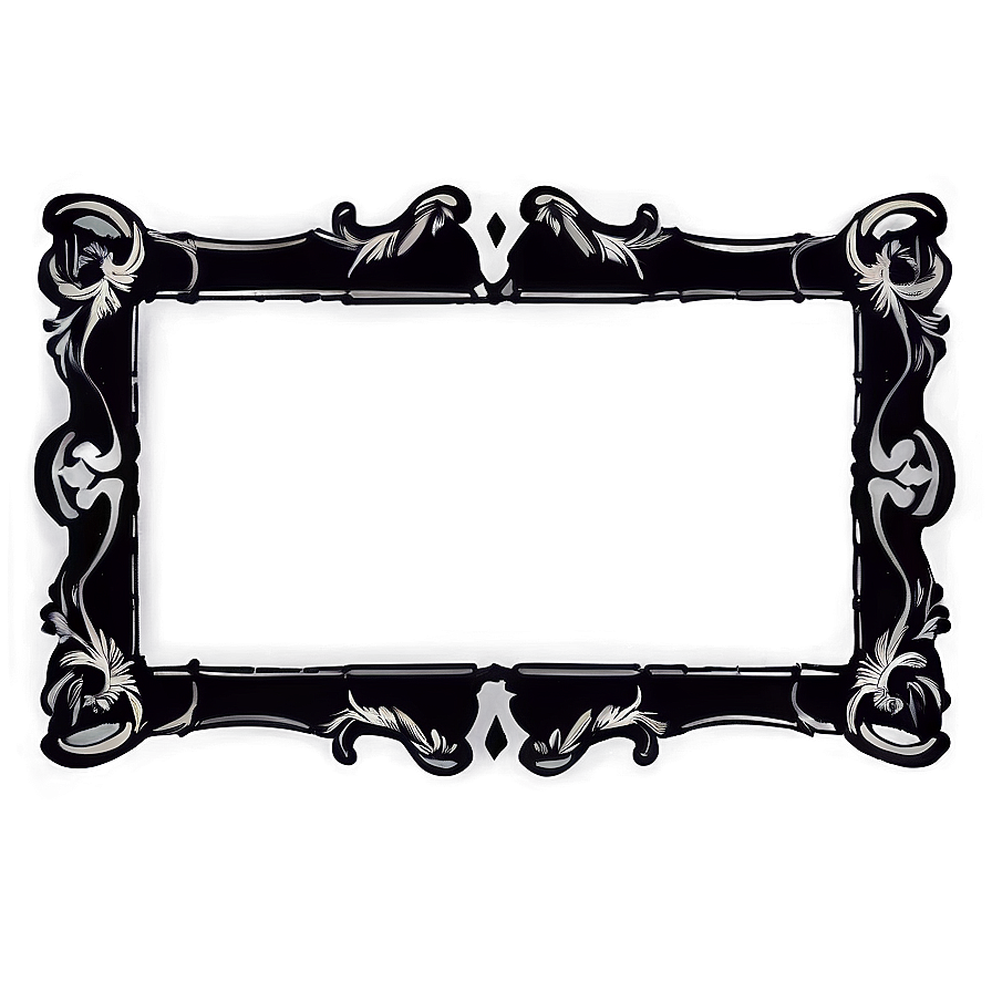 Hand Drawn Fancy Frame Png Vhn PNG image