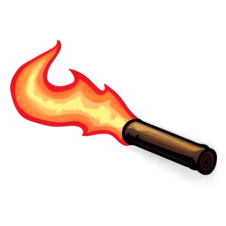 Hand-drawn Fire Animation Png Dac PNG image