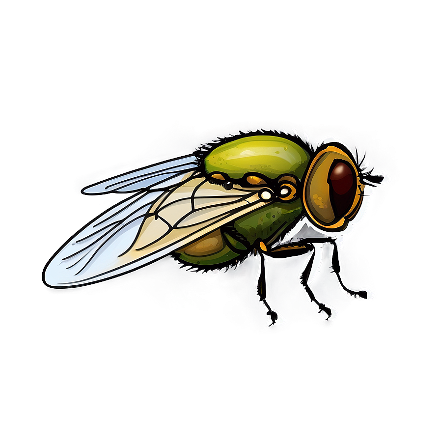 Hand Drawn Flies Png 06122024 PNG image