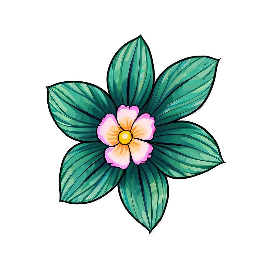 Hand Drawn Flower Pattern Png 55 PNG image