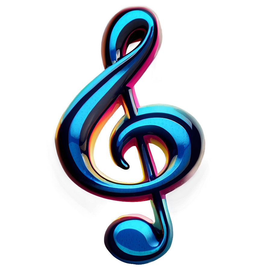 Hand Drawn G Clef Png 06272024 PNG image