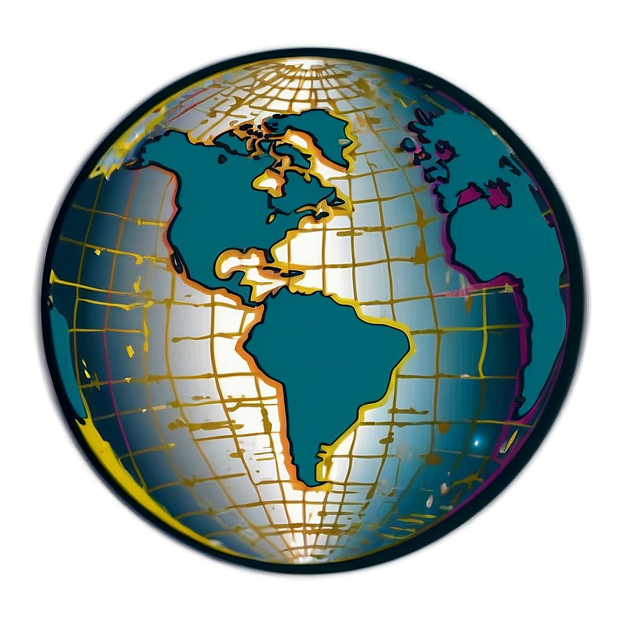 Hand Drawn Globe Png 43 PNG image