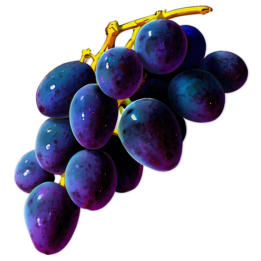 Hand Drawn Grapes Png 32 PNG image